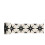 Ancoree Astra Black Pattern Tile Stickers for Fireplace Kitchen Backsplash 1