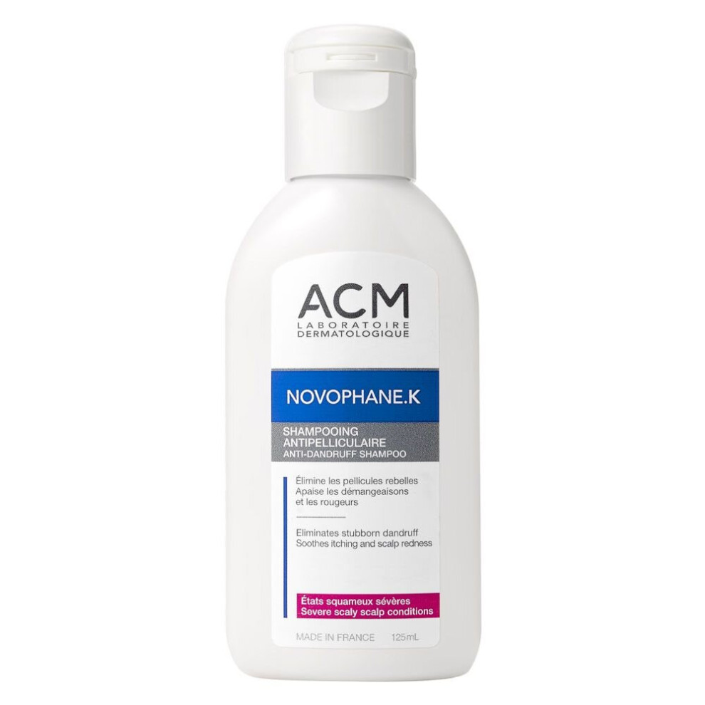 ACM Novophane K Anti-Dandruff Shampoo For Severe Scaly Scalp 125ml