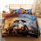 (Style 08, Single) Godzilla vs King Kong Bedding Single Double Duvet Cover SET 1