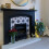 Ancoree Astra Black Pattern Tile Stickers for Fireplace Kitchen Backsplash 11
