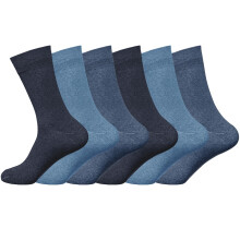 (Blue (M10524), 12 Pack) Mens Non-Elastic Diabetic Socks 6 12 Pairs Sock 6-11