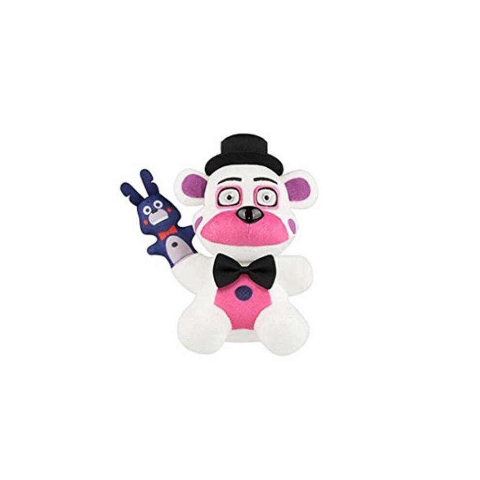 ( Hat) Fnaf Five Nights At Freddy's Sister Location Plush - Funtime Freddy With Bon Bon Purple