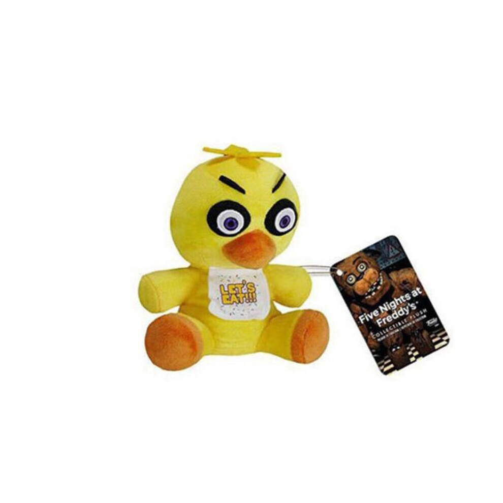 (Chica) Five Nights at Freddy's Chica Bonnie Foxy Plush Doll Soft Stuffed Toy Kids Gift