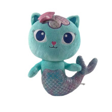 (Pink Mermaid cat) Gabby's Dollhouse Season plush toy kids doll gift