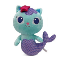 (Purple Mermaid cat) Gabby's Dollhouse Season plush toy kids doll gift