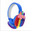 (blue) NEW Pop It Decompression Kids Headset Toy Fidget Wireless Headphone 1