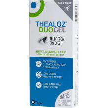 Thealoz Duo 10ml - Preservative-Free Eye Drops for Moderate to Severe Dry Eye, Contact Lens Compatible, All-Day Comfort