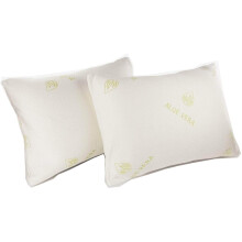 (Pack of 2) Natural Aloe Vera Memory Foam Pillows, Orthopedic Anti Mite Pillows, Extra Fill Memory Foam Pillows for neck & Body Support,Anti snoring, Anti Allerg