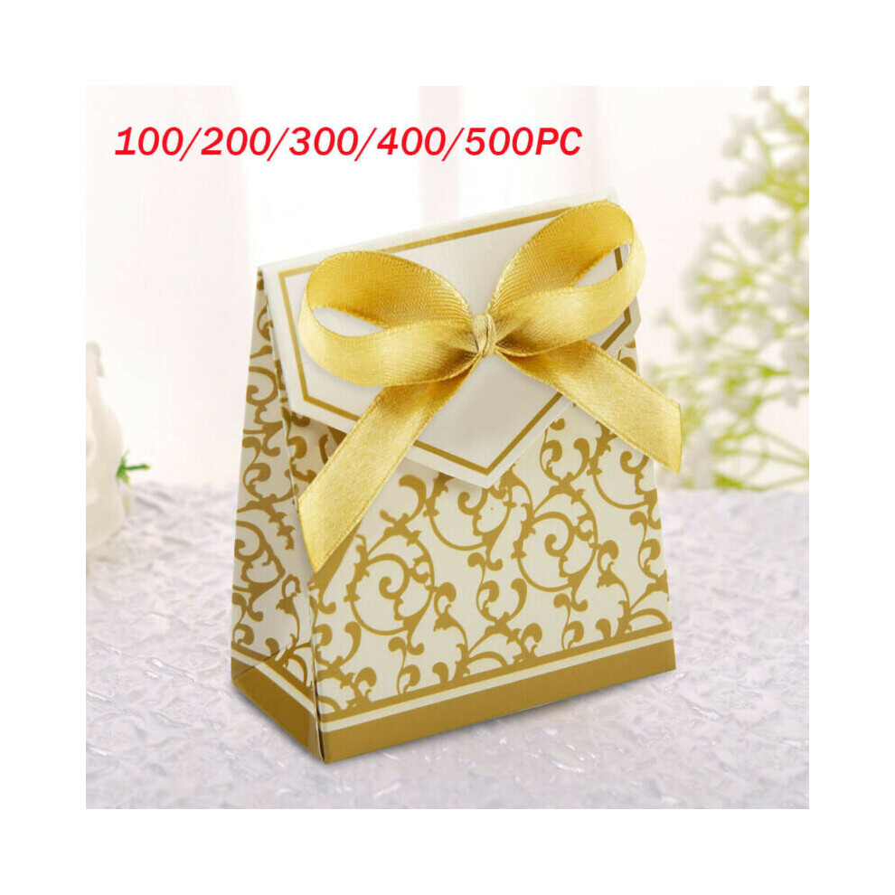 100PCS Gift Candy Boxes Bag Anniversary Party Wedding Favour Favor Sweet