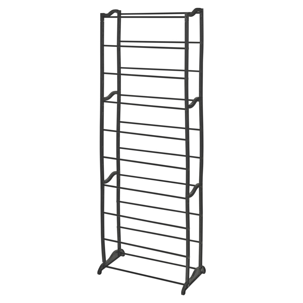 10 Tier Extendable Shoe Rack Space Saving Storage Footwear Organiser Shelving