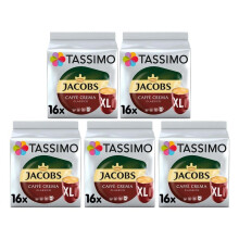 Tassimo CAFE CREMA CLASSICO XL 5Pack X 80Servings