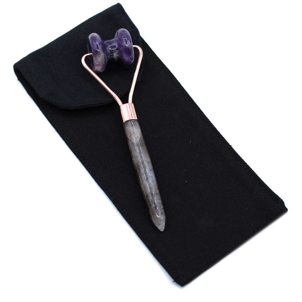 Ancient Wisdom Gemstone Jawline Roller - Amethyst