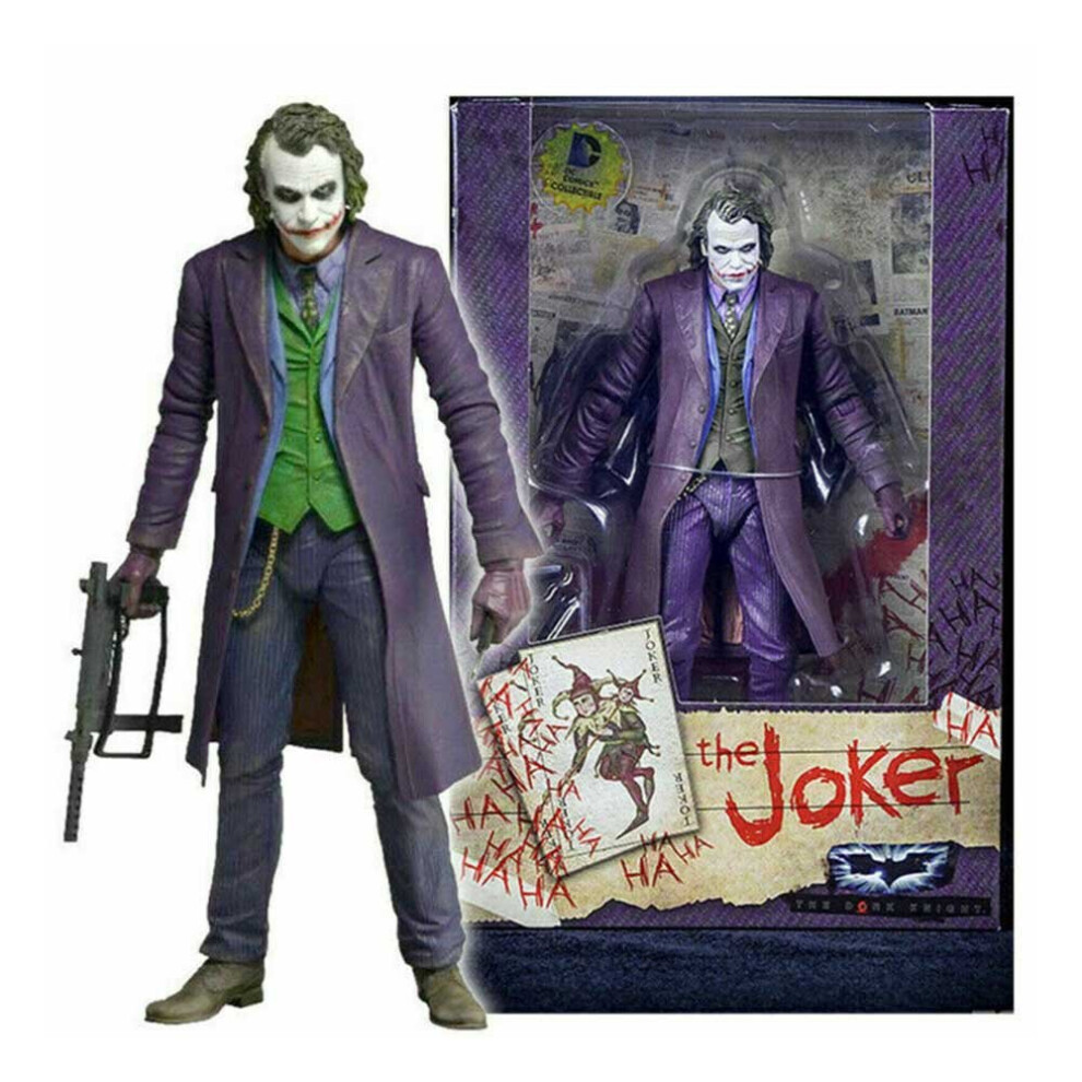 Neca Dc The Joker In Batman Knight 7'' Suicide Squad Action Figure Statue Dark