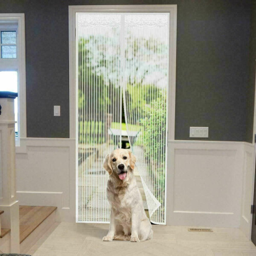 Magic Magnetic Fastening Curtain Mosquito Fly Bug Insect Net Door Screen Mesh UK 2