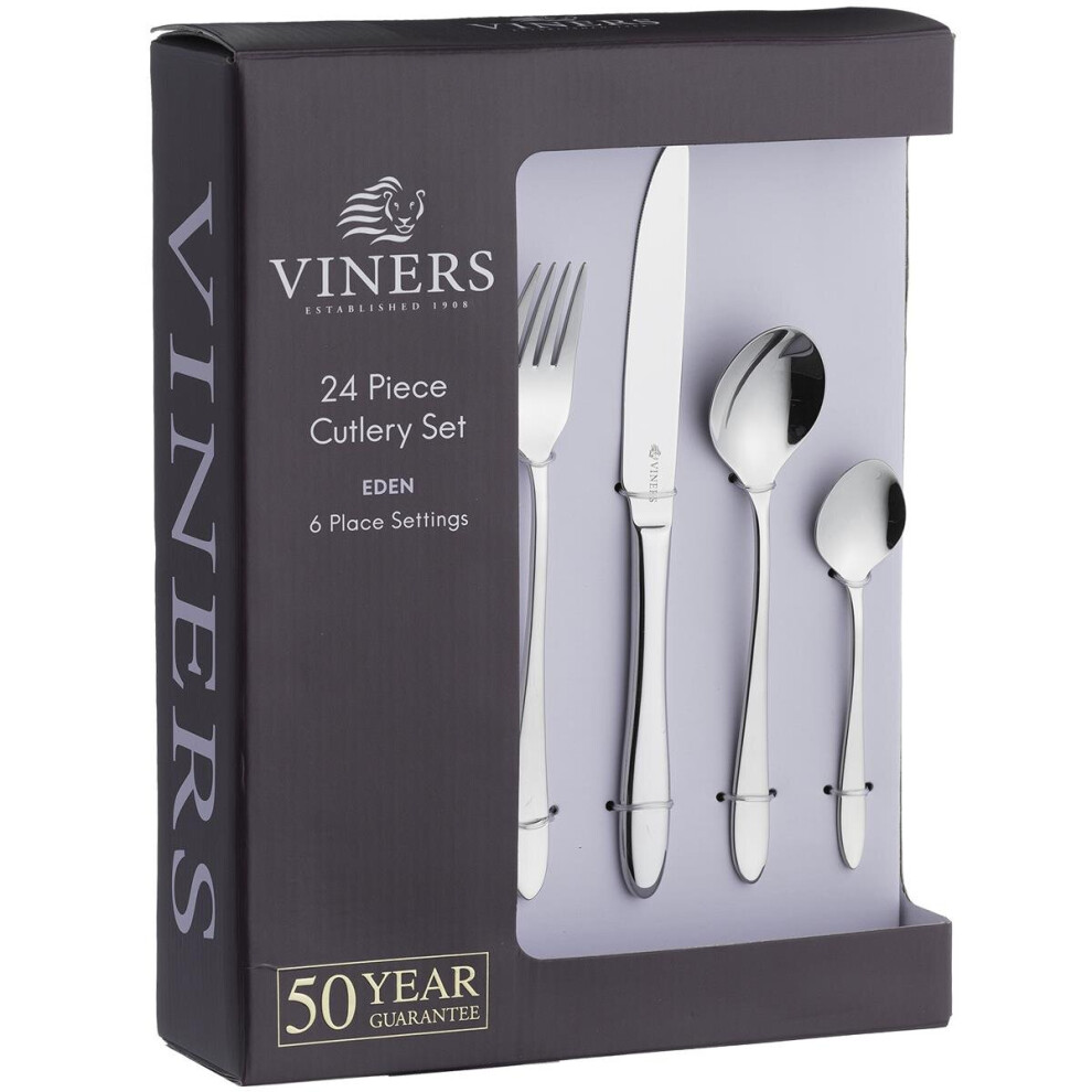 Viners Eden 18/10 24 Pce Cutlery Set Giftbox 0302.576