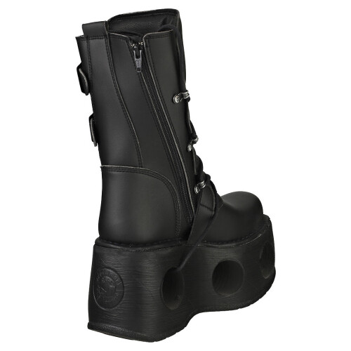 New Rock (42) New Rock Metallic Plattform Stiefel - Schwarz unisex 1
