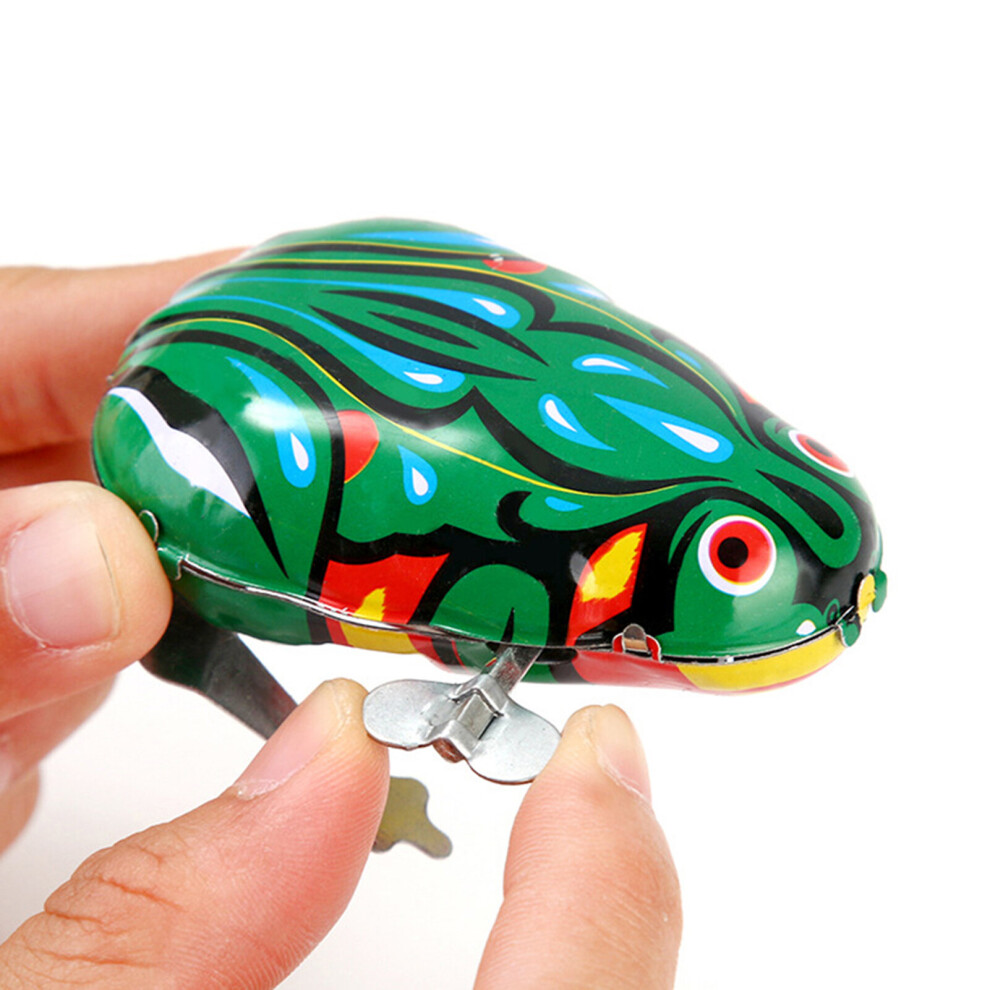Zeus Wind Up Toys Animal Design Flipping Fastest Iron Frogs Wind Up Clockwork Toys Bo