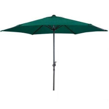 Gardensity Parasol with winding crank & tilt function Green 2.7m
