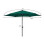 Gardensity Parasol with winding crank & tilt function Green 2.7m 3