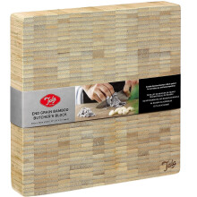 Bamboo Chopping Cutting Board Square Slicing Serving Block Kitchen Home Board