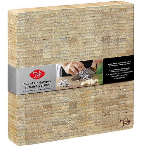 Bamboo Chopping Cutting Board Square Slicing Serving Block Kitchen Home Board
