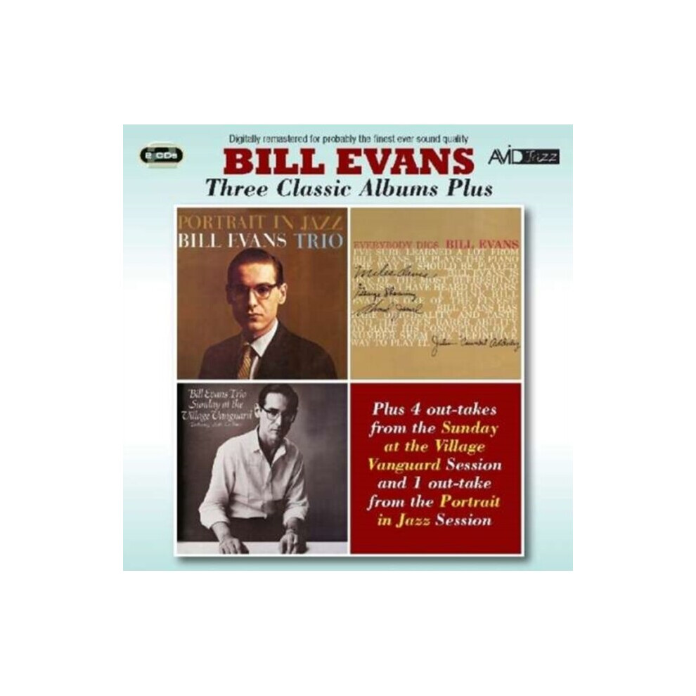 Three Classic Albums Plus (Portrait In Jazz / Everybody Digs Bill Evans / Sunday At The Village Vanguard) - BILL EVANS - CD