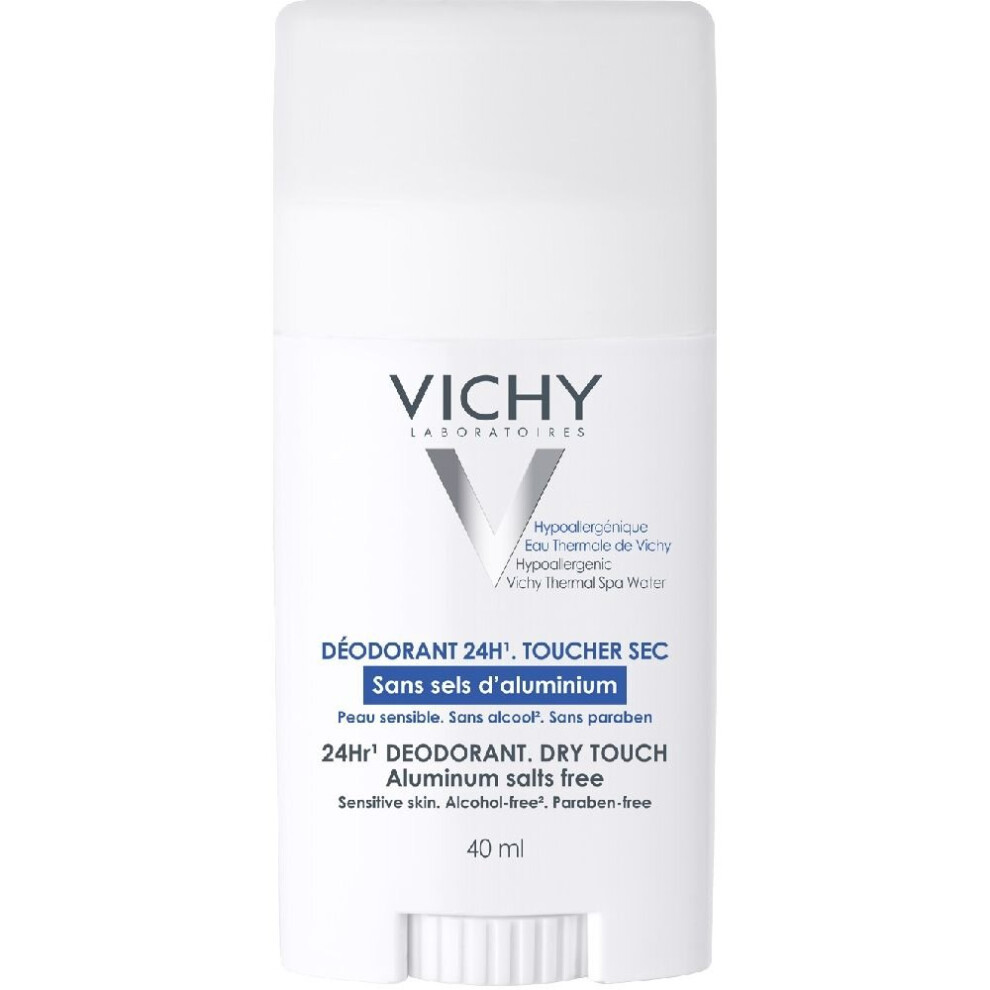 Vichy Deodorant 24 Hours Aluminum Salts Free Stick 40 mL