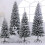(4ft) Snow Flocked Slim Christmas Pencil Tree 4ft-8ft 3