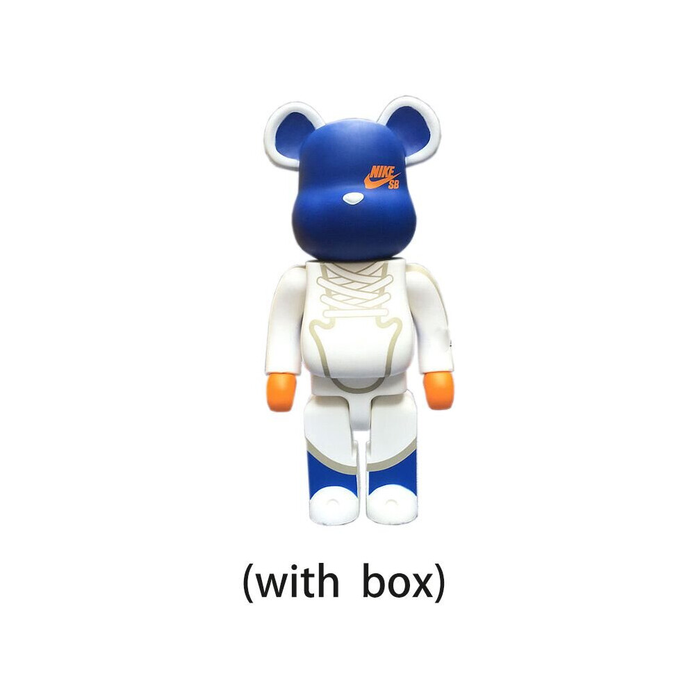 (White Nike) Brick Bear Toy Action Figure Iron Man
