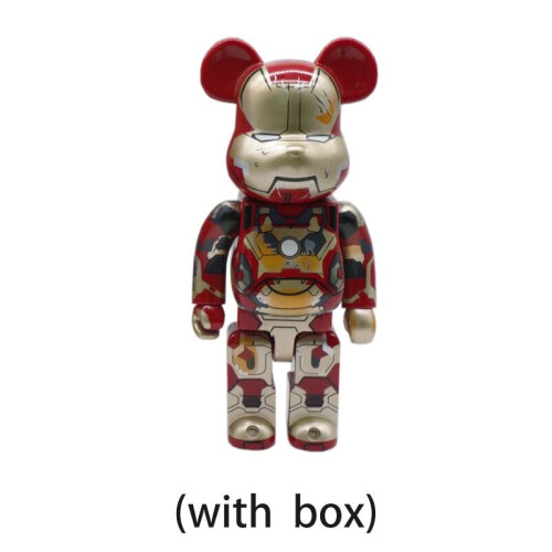 (Iron Man) Brick Bear Toy Action Figure Iron Man