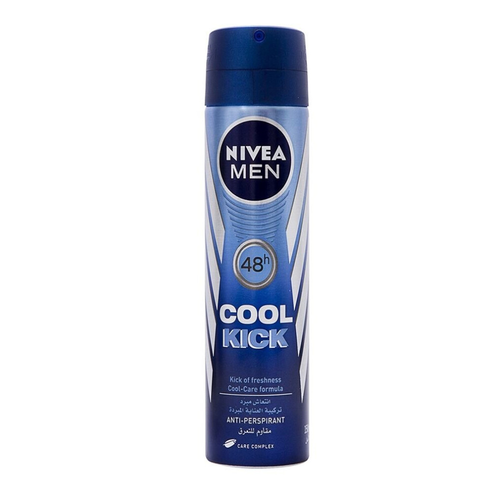 Nivea Men Cool Kick Deodorant Spray Long-lasting Freshness 150mL