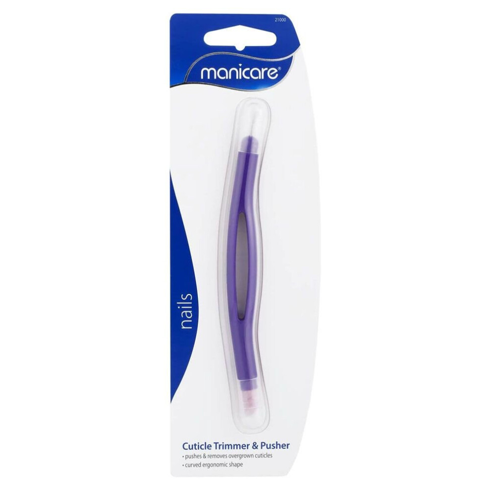 Manicare Cuticle Trimmer & Pusher Pushes And Removes Overgrown Cuticles