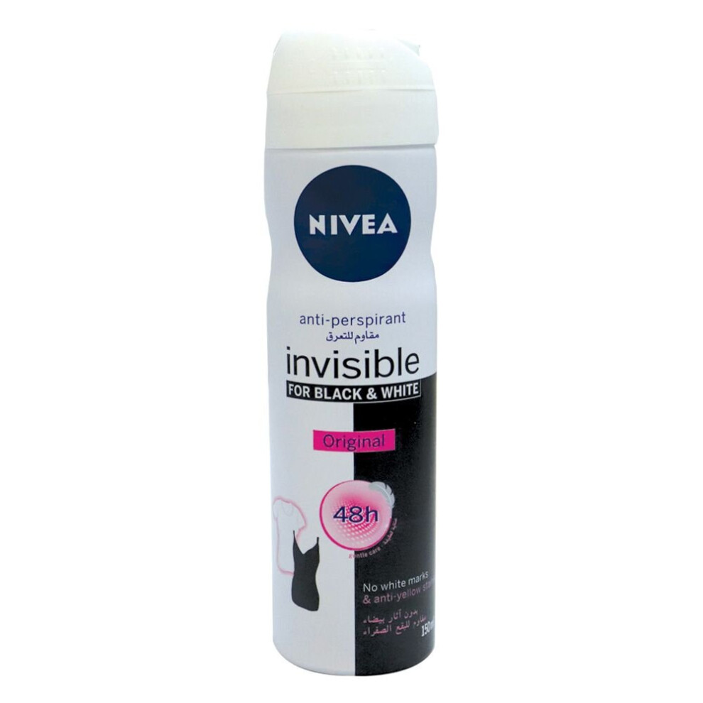 Stay Fresh All Day: Nivea Women Invisible Deodorant Spray 150 mL