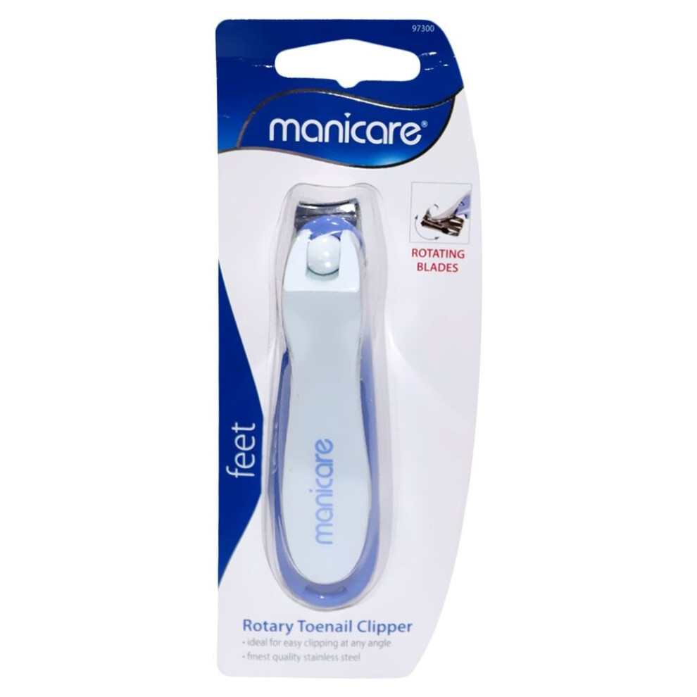 Manicare Rotary Toe Nail Clipper Ideal For Easy Clipping At Any Angle