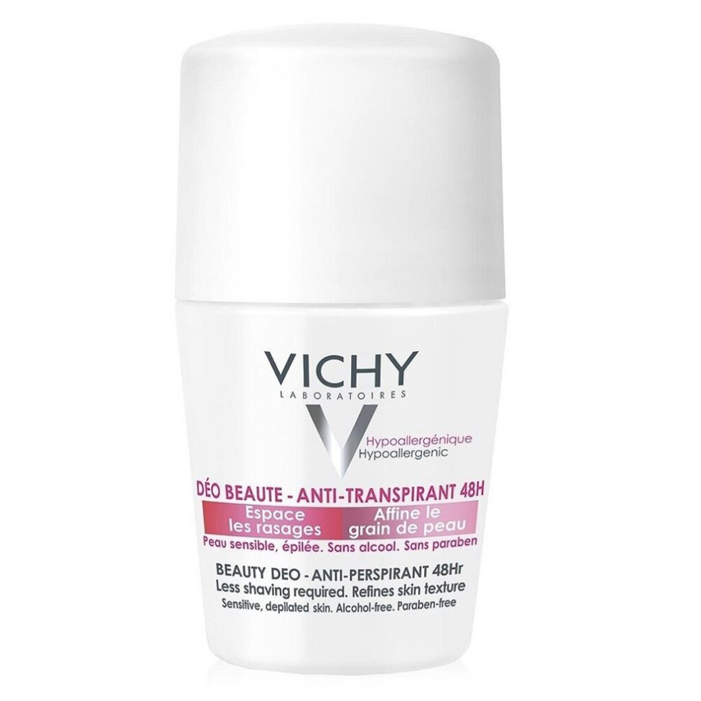 Vichy 48Hr Beauty Deo Anti-Perspirant Roll-On Regulates Its Intensity 50mL