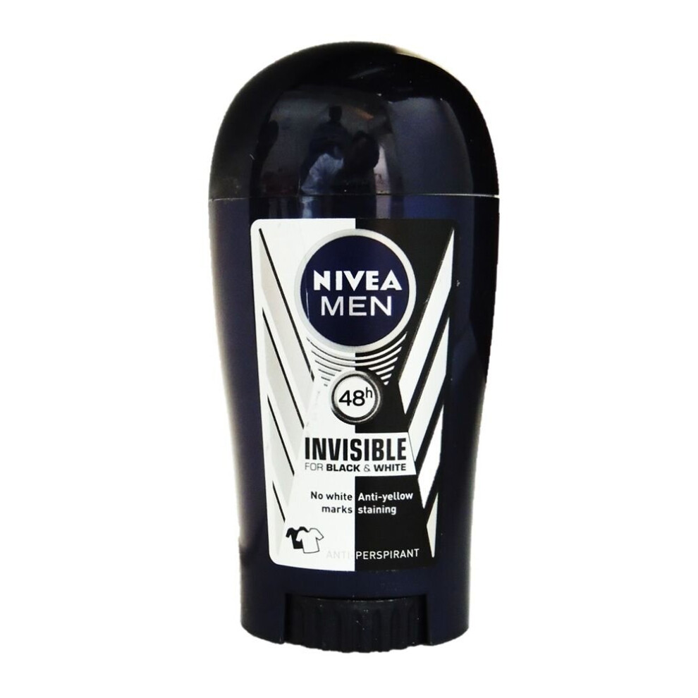 Nivea Men Invisible for Black and White Deodorant Stick 40 mL