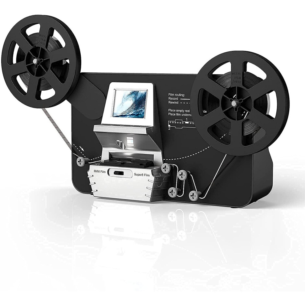 8mm & Super 8 Reels To Digital MovieMaker Film Scanner Converter