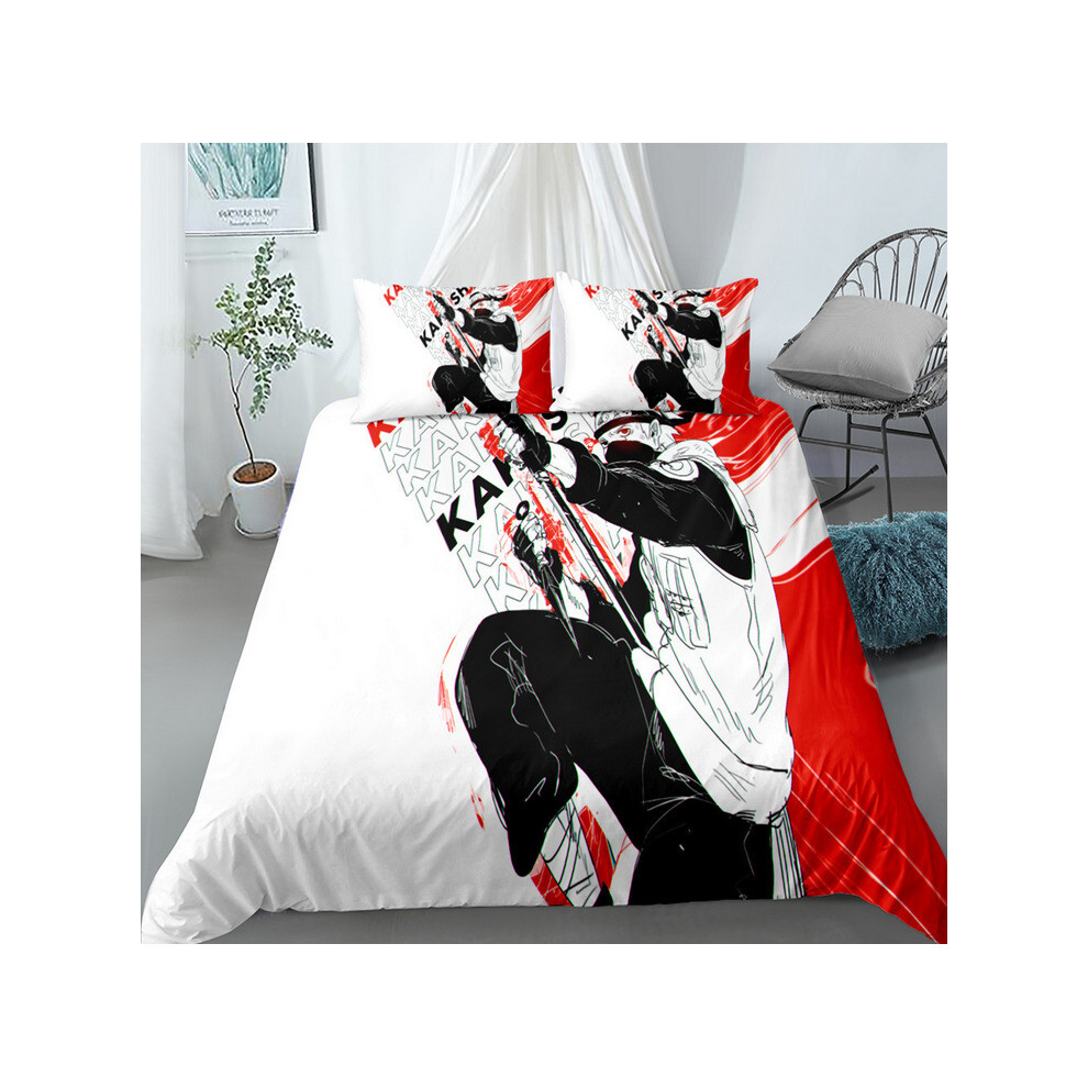 (Style 16, Double) Naruto Bedding Single Double Duvet Cover Cartoon
