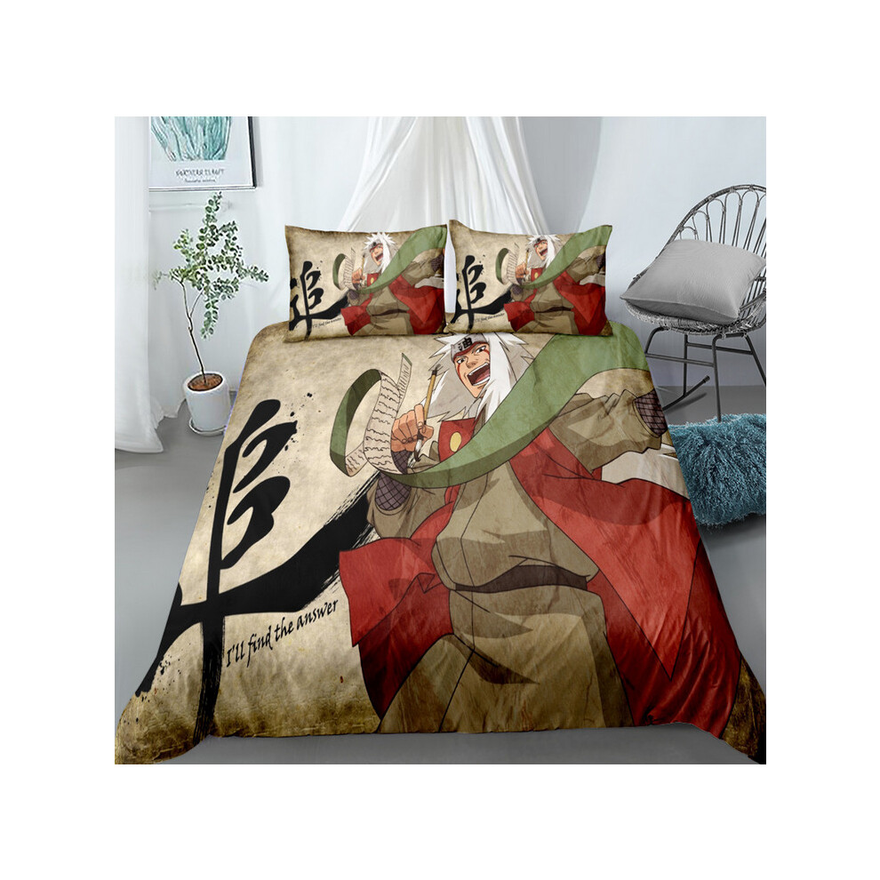 (Style 08, King) Naruto Bedding Single Double Duvet Cover Cartoon