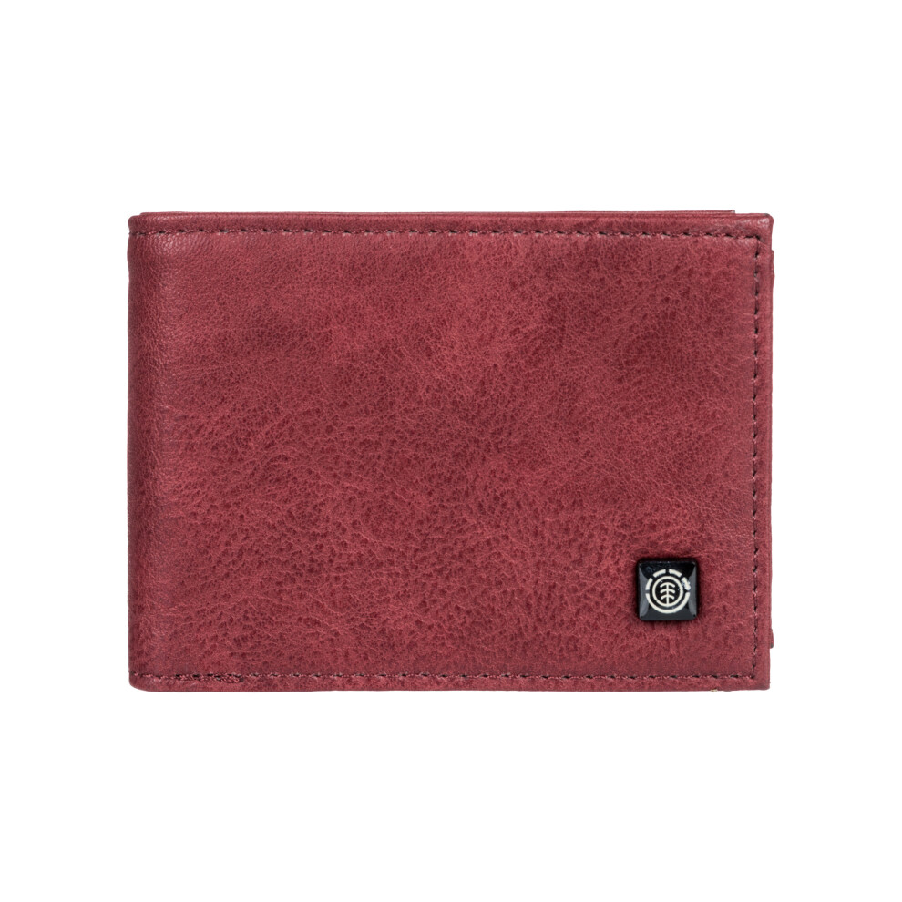 Element Bifold Wallet with CC, Note and Coin Pockets ~ Segur vintage red