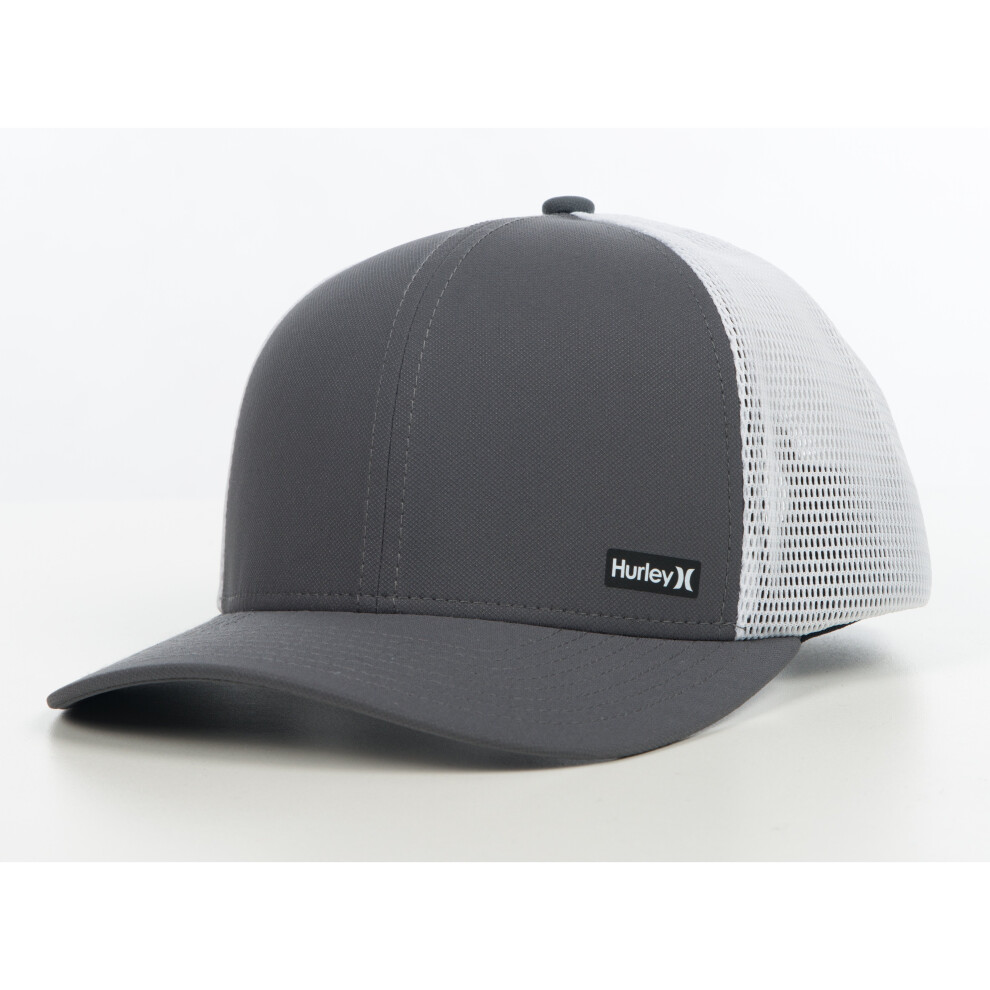 Hurley Men's Trucker Snapback Cap ~ Hurley League grey