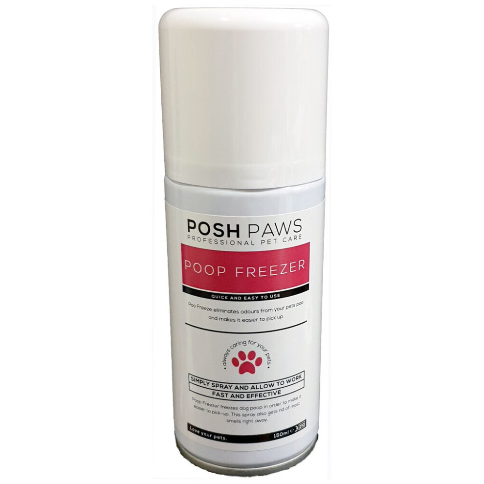 Posh Paws Professional Pet Care Poop Freezer Spray 150ml