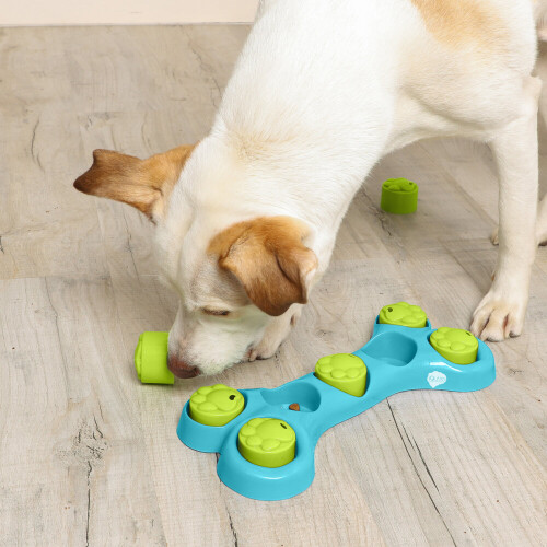 Puzzle Toy for Dogs. Bone Hide Interactive Slow Feeder 2