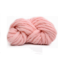(Lightpink) Bulky Arm Knitting Wool Chunky Wool Yarn Super Soft Wool Roving Crocheting DIY