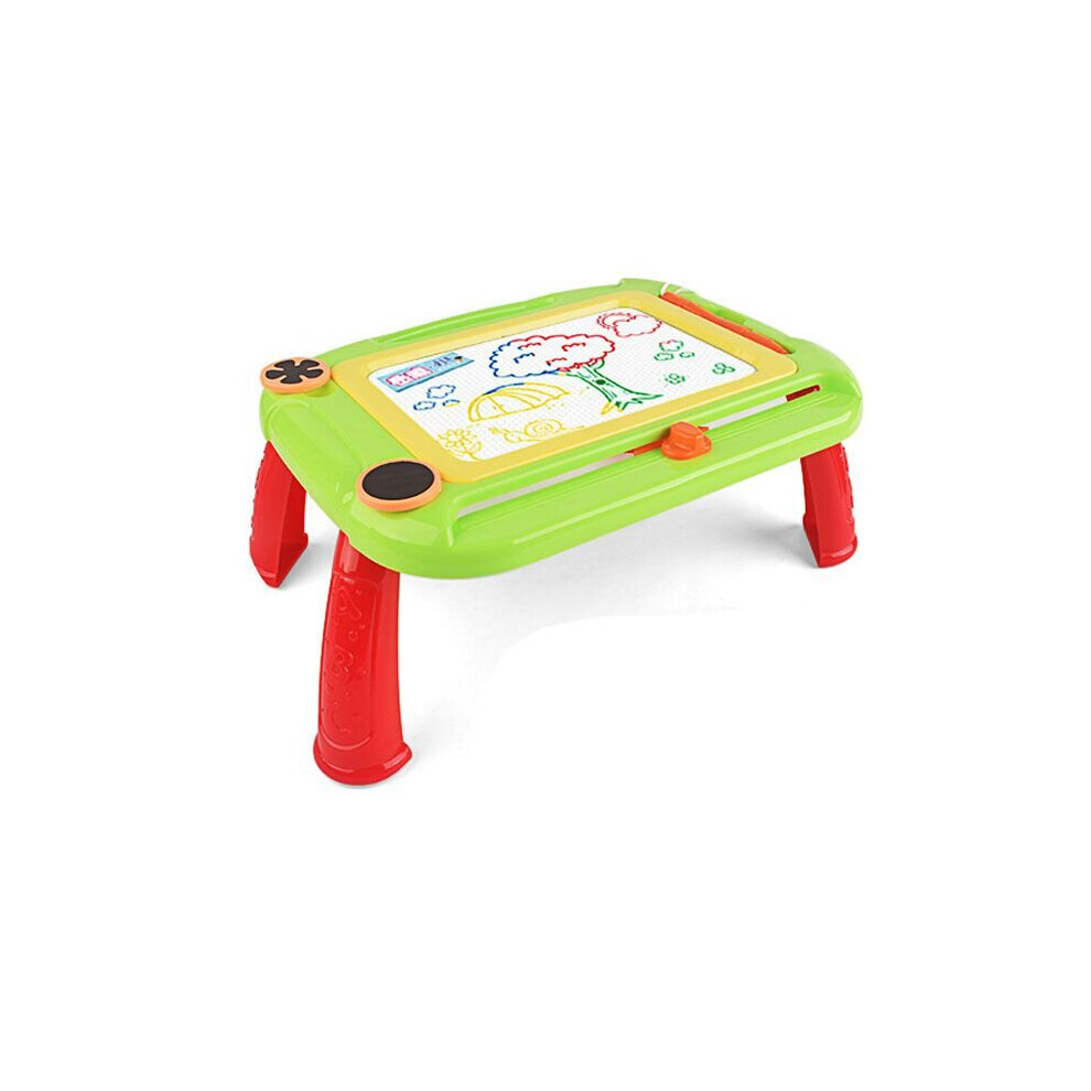 (Green) Kids Magnetic Drawing Board Large Magna Doodle Erasable Pad Toddler Toys Gift