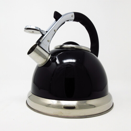Whistling Kettle 3.5L Black Stainless Steel 1