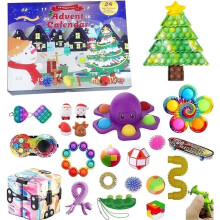 (A) Christmas Toy  Kid Countdown Calendar Xmas Toys