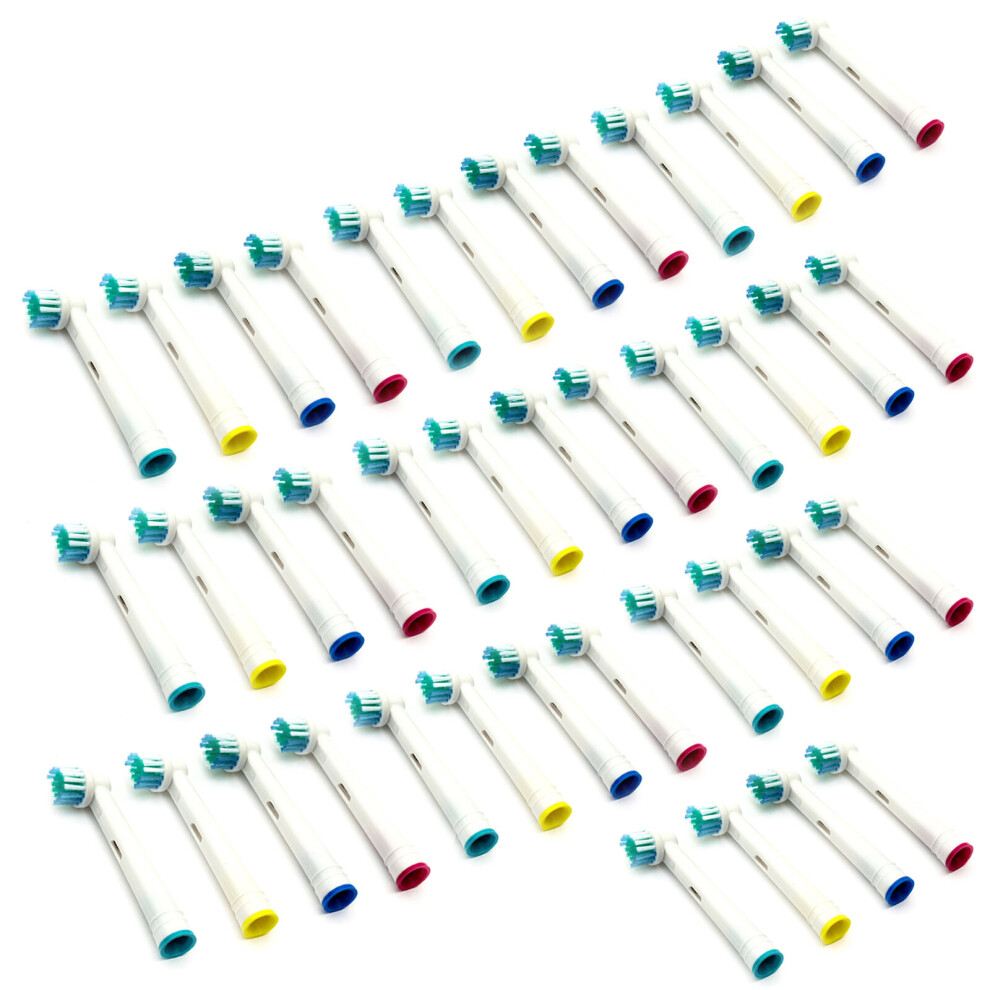 (Electric Toothbrush Heads Pack of 40) Replacement Electric Tooth Brush Head Sets