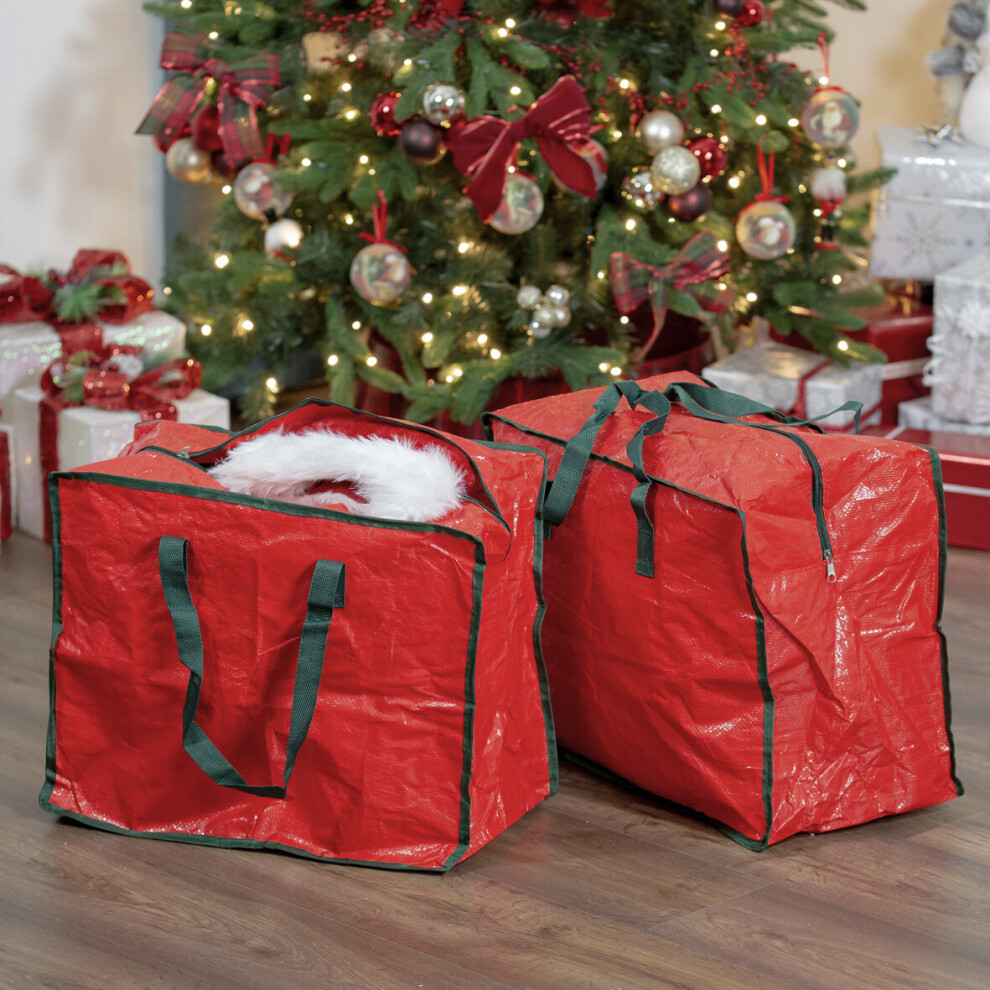 (2-Piece Decoration Storage Bag) The Christmas Workshop Decoration and Tree Storage Bags