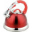 Whistling Kettle 3.5L Red Stainless Steel 1
